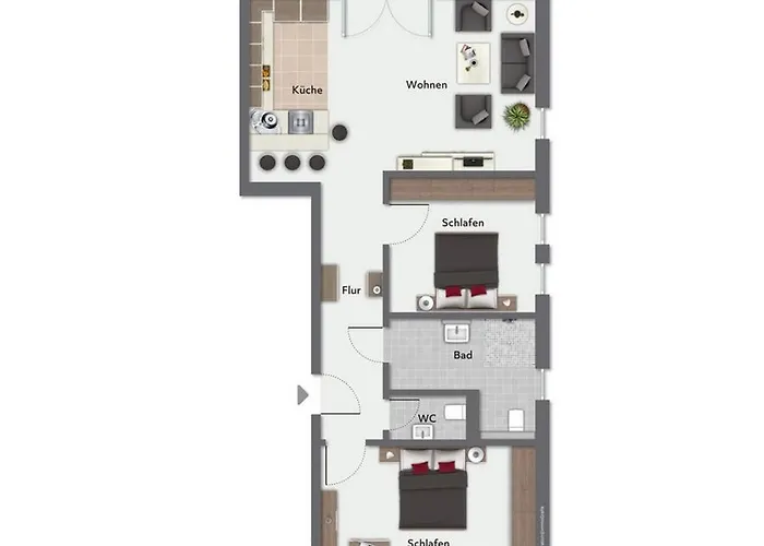 Strandvilla Meeresblick 06 Διαμέρισμα